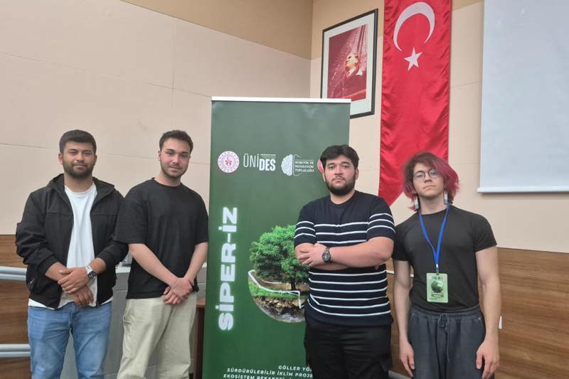 One of our department’s students wins first place at the SİPER-İZ Hackathon